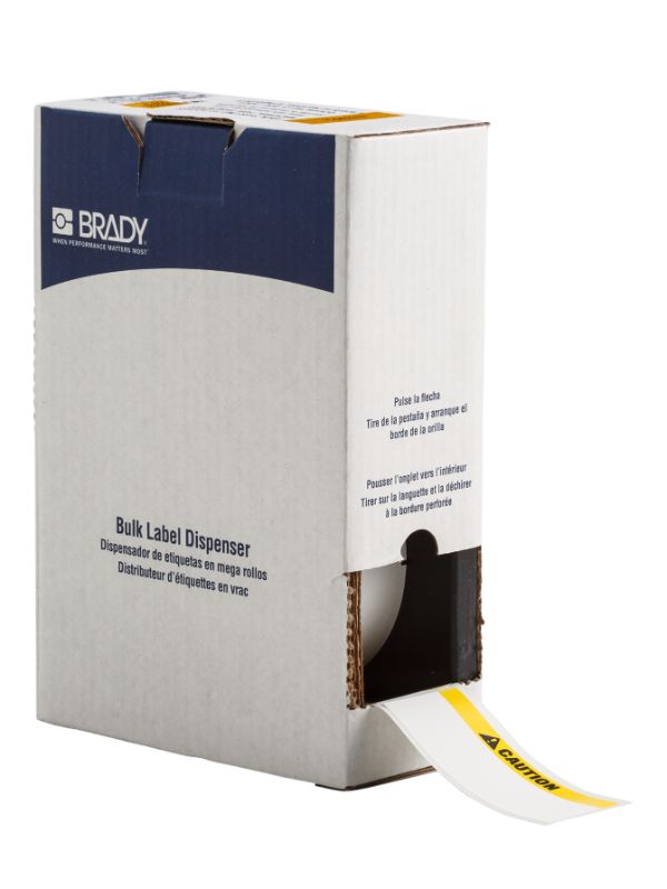 Brady Lbl 2x4.125 Metal-det CAU 225